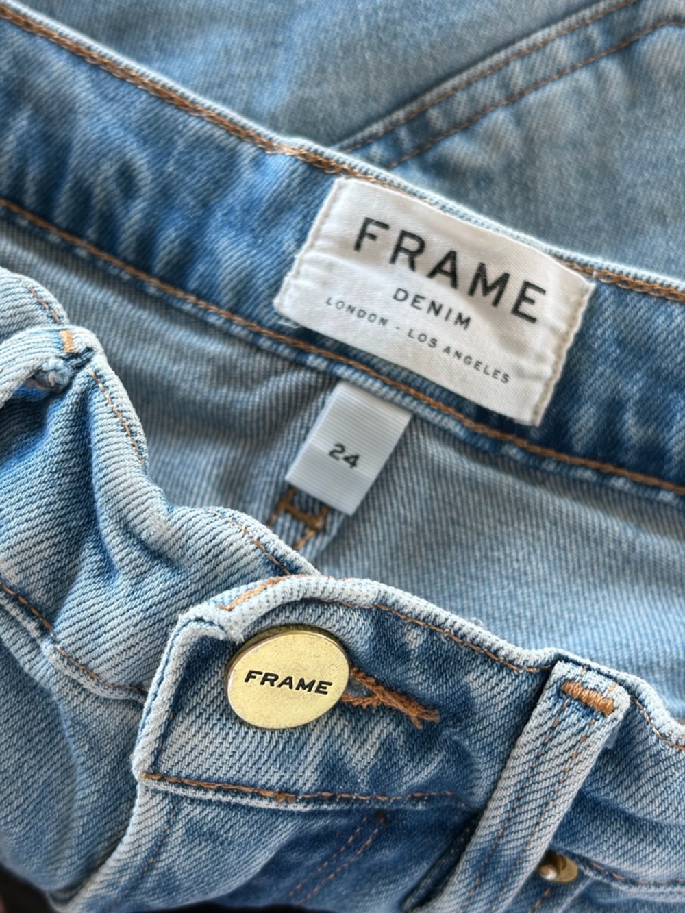 FRAME DENIM Le Brigette Denim Shorts - Picture 4 of 5